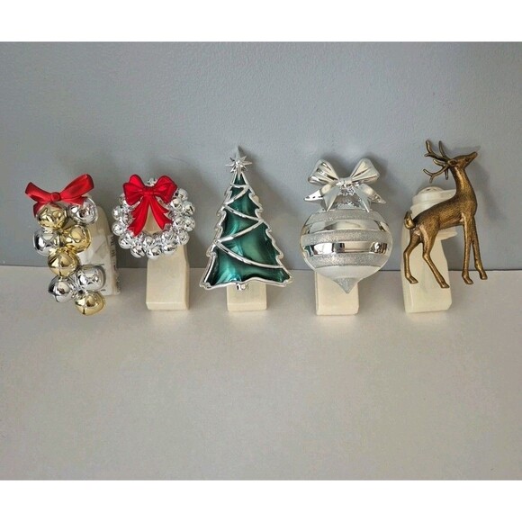 Bath and Body Works 5 Christmas Plug In Wallflowers Bells Wreath Tree Deer Bulb - Picture 11 of 11